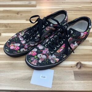 Vans Era Custom Floral Glitter Men's Size 13